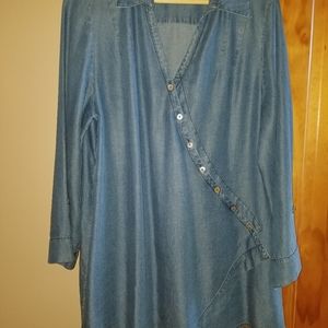 Soft Denim Tunic sz L ( sz 14)
